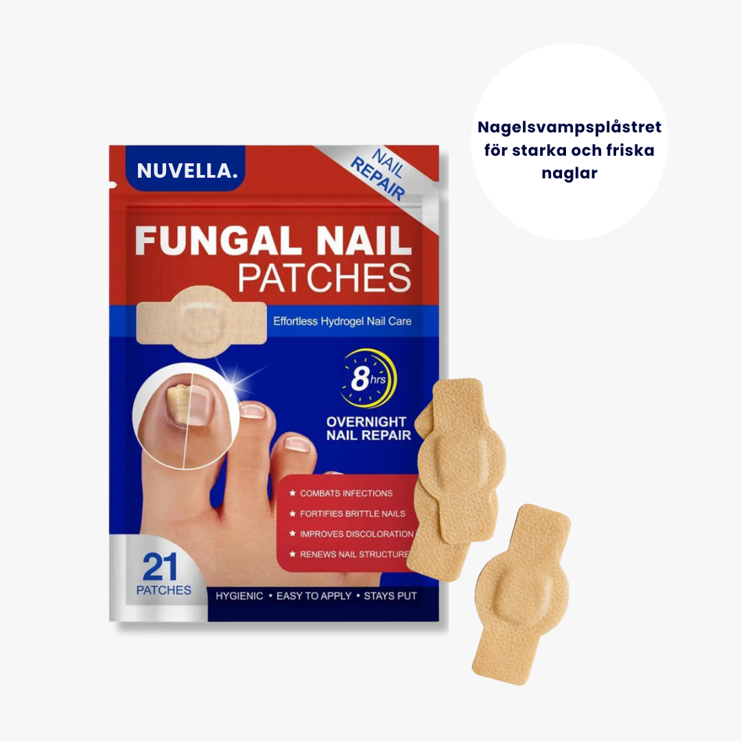 Nuvella™ Nagelsvampsplåstret som räddar dina tånaglar